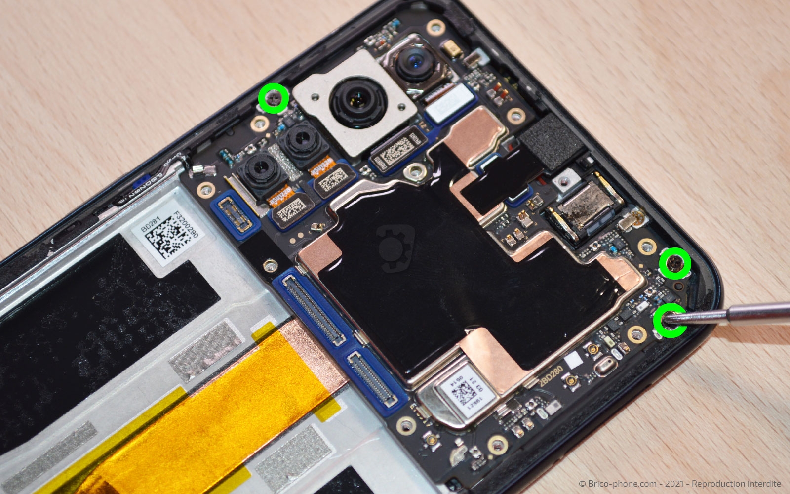 Tuto photo vidéo réparations Oppo Find X2 Pro
