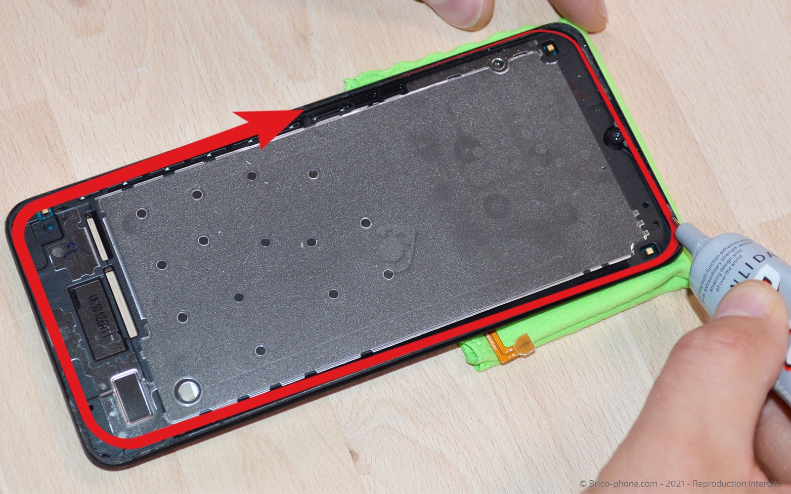 Changement de l'écran seul sur Galaxy A32 5G photo 1