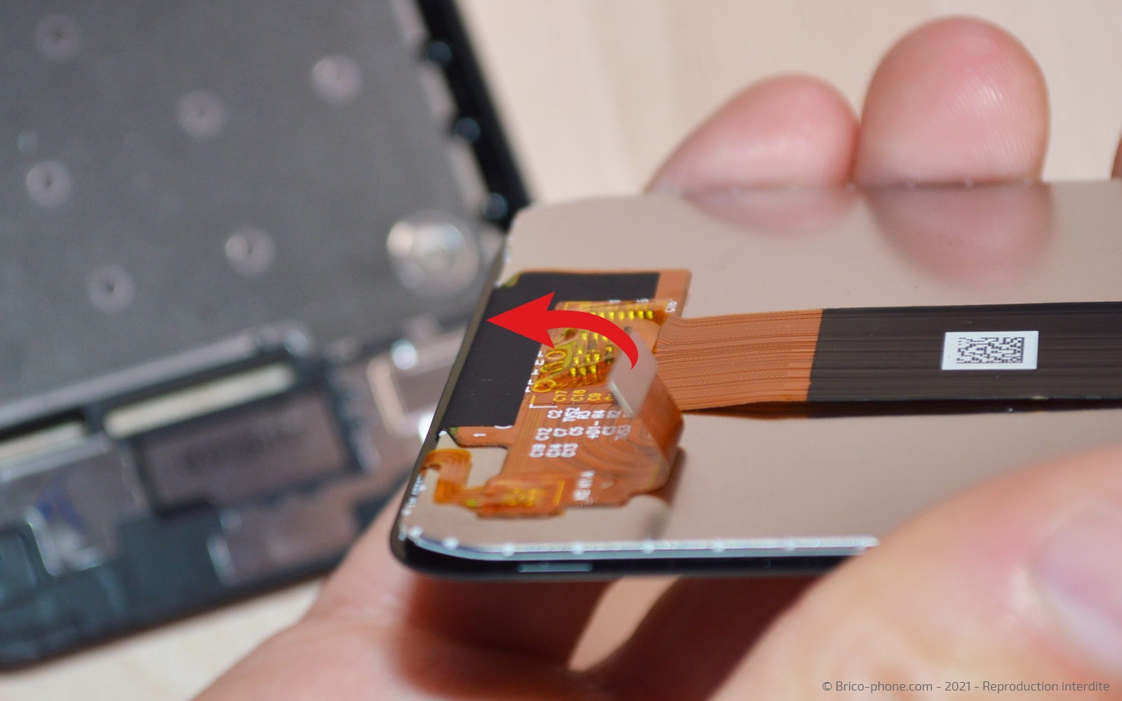 Changement de l'écran seul sur Galaxy A32 5G photo 3