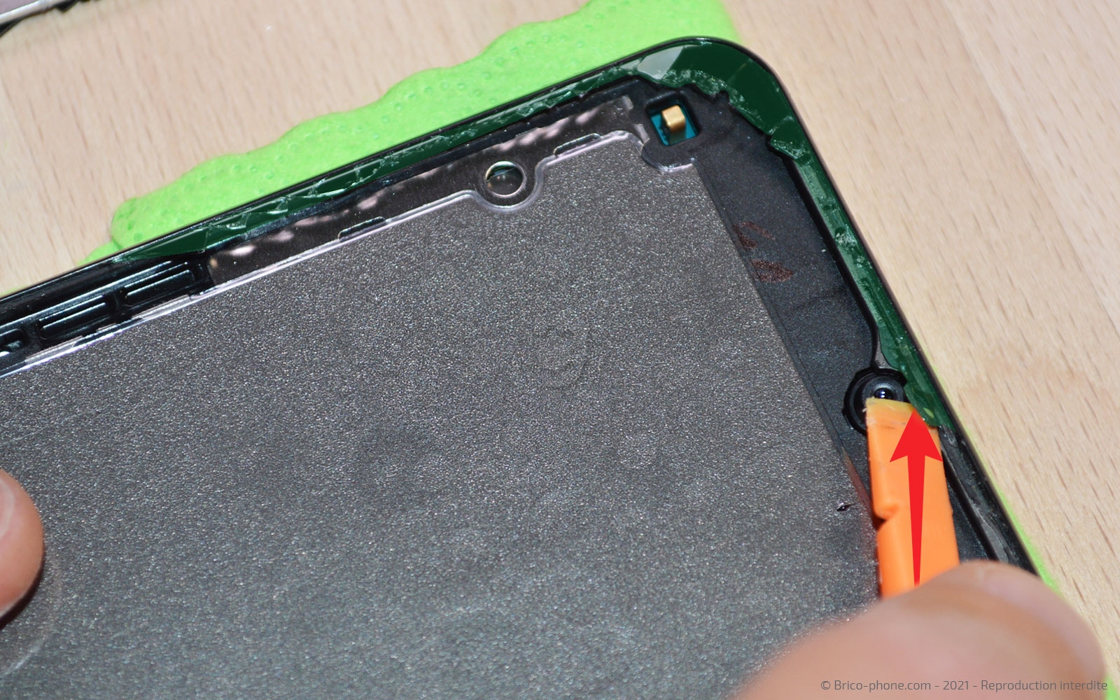 Changement de l'écran seul sur Galaxy A32 5G photo 3