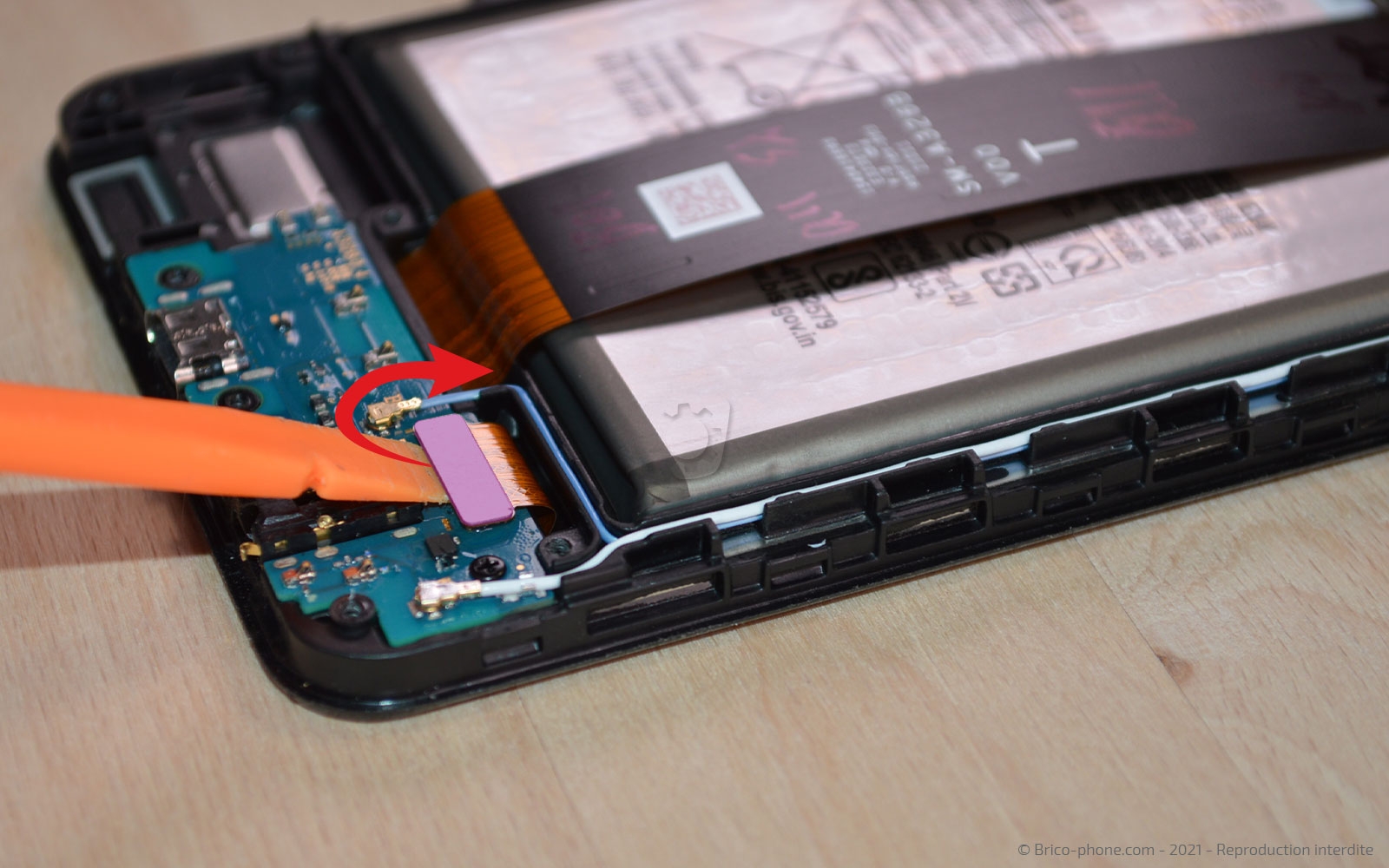 Changement de l'écran seul sur Galaxy A32 5G photo 3