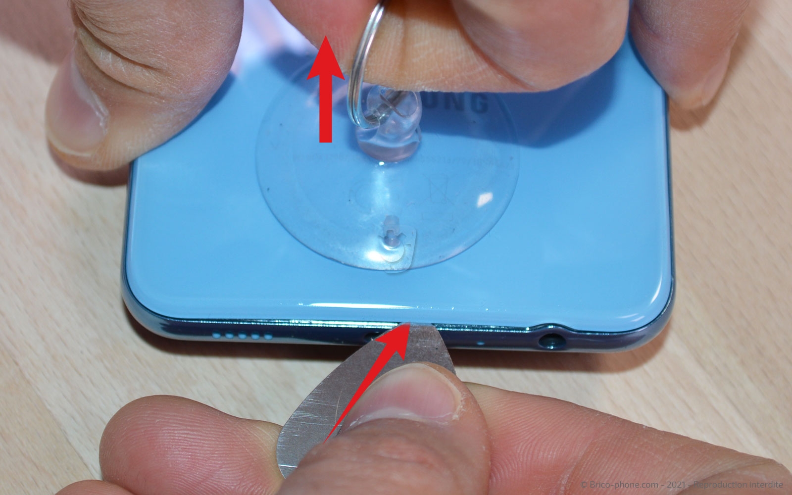 Changement de l'écran seul sur Galaxy A32 5G photo 3