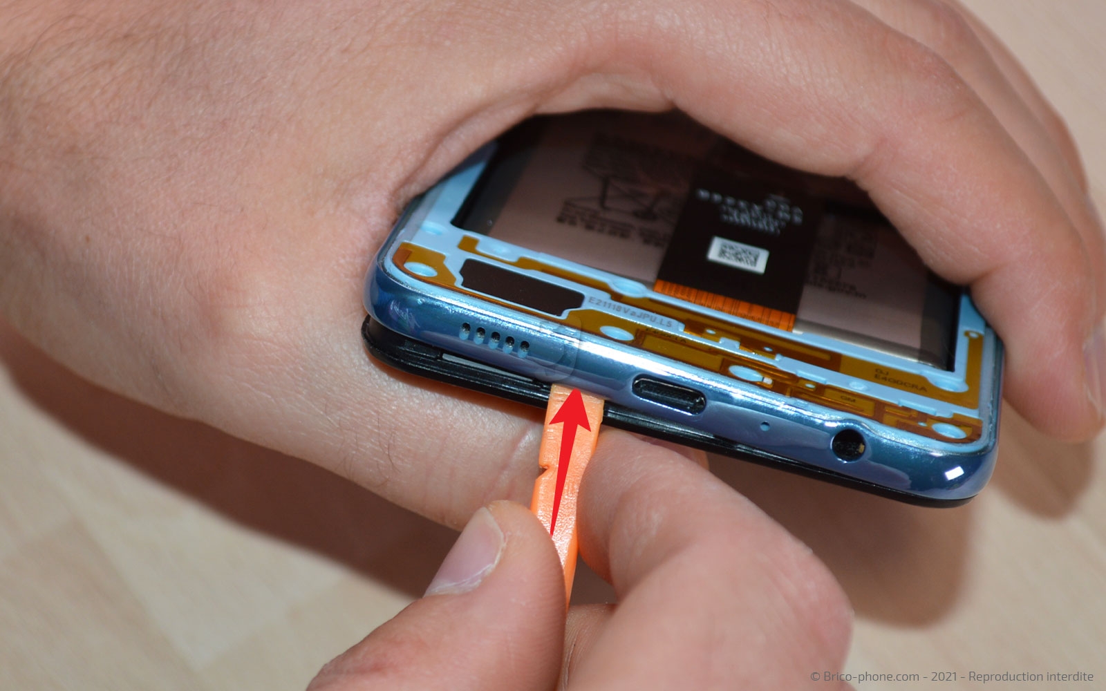 Changement de l'écran seul sur Galaxy A32 5G photo 2