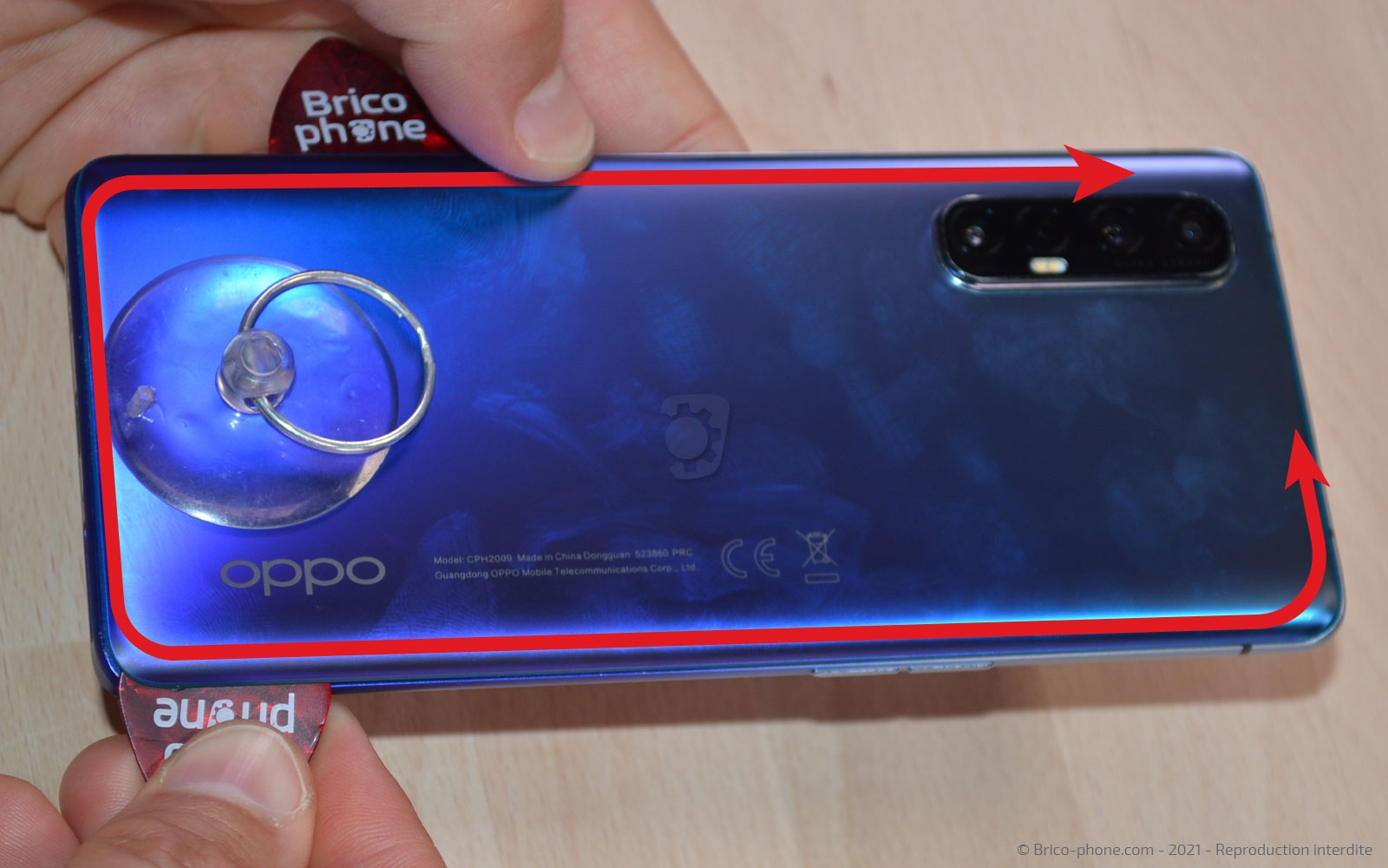 Changement de la batterie sur Find X2 Neo photo 3