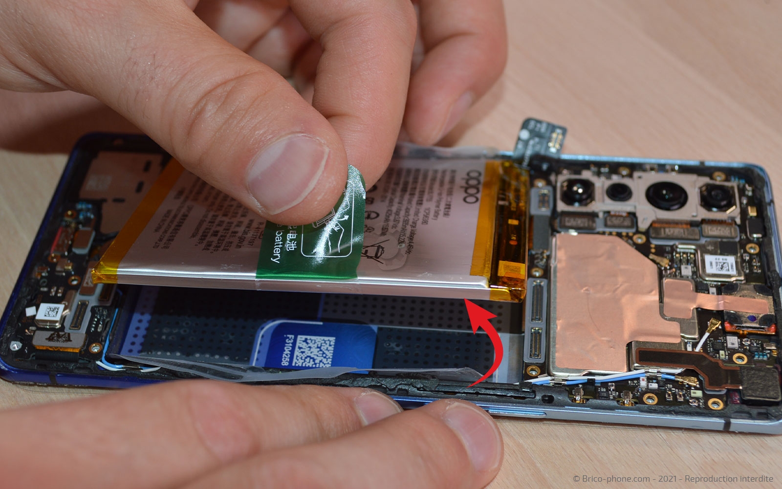 Changement de la batterie sur Find X2 Neo photo 3