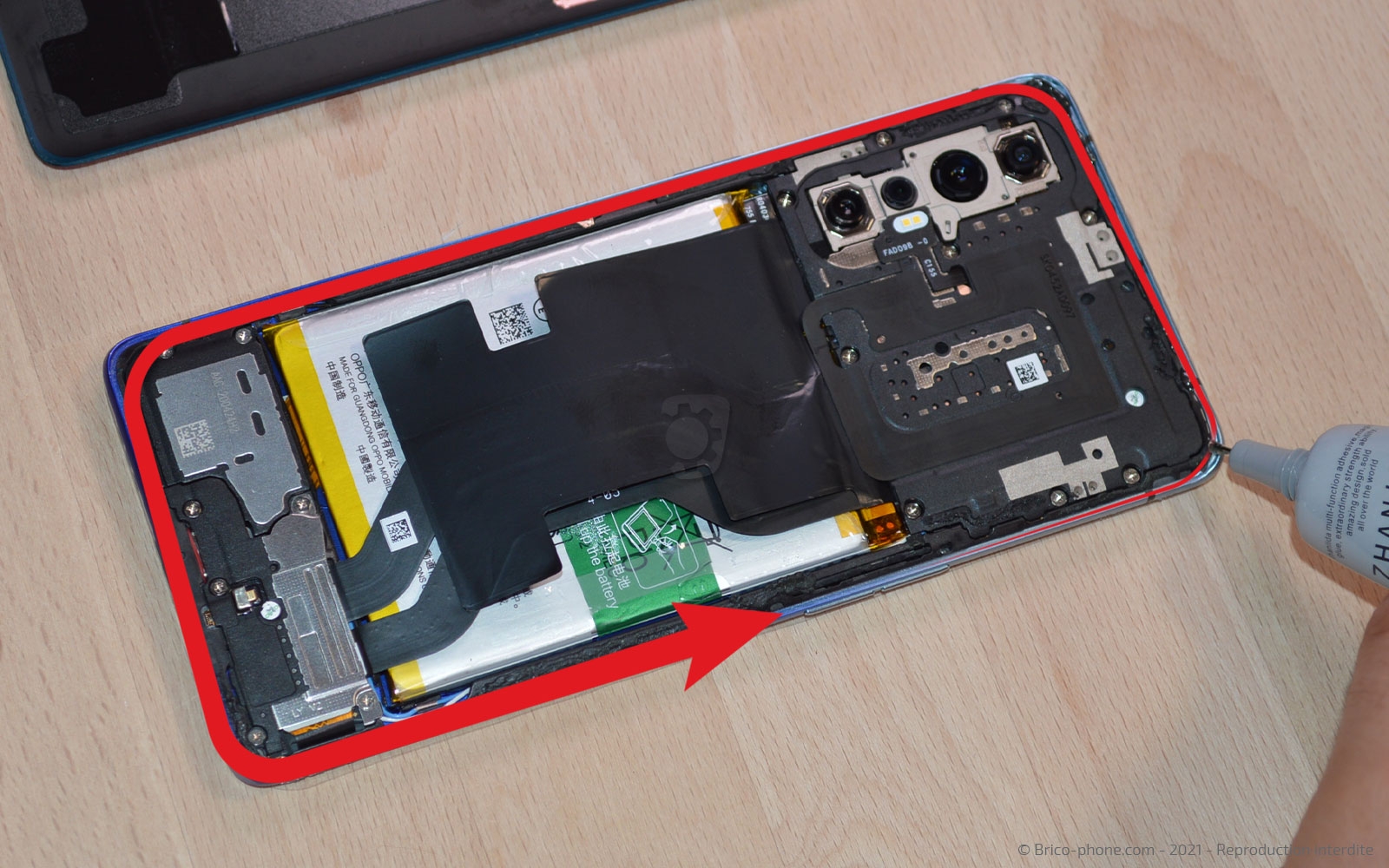 Changement de l'écran seul sur Find X2 Neo photo 1