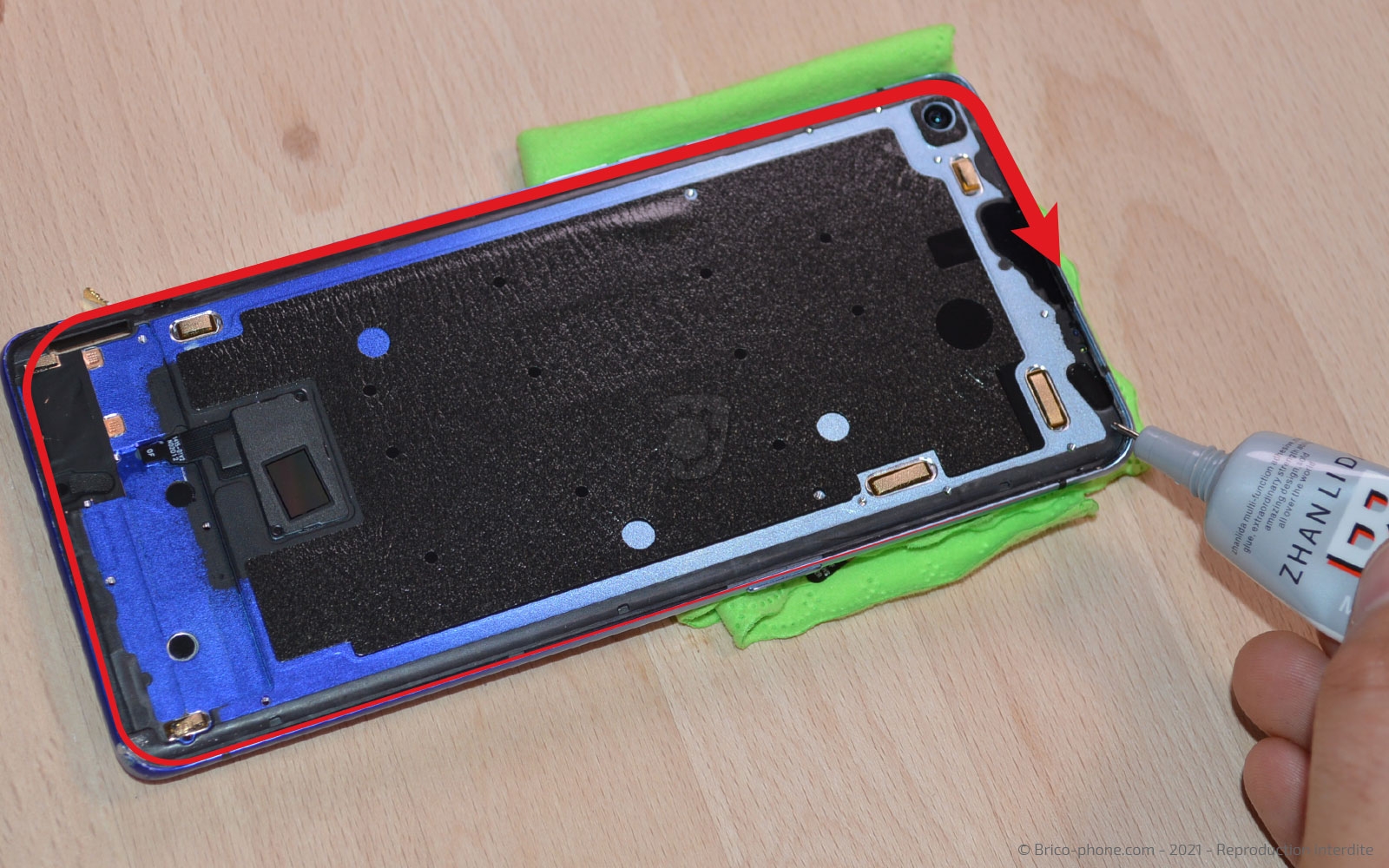 Changement de l'écran seul sur Find X2 Neo photo 3