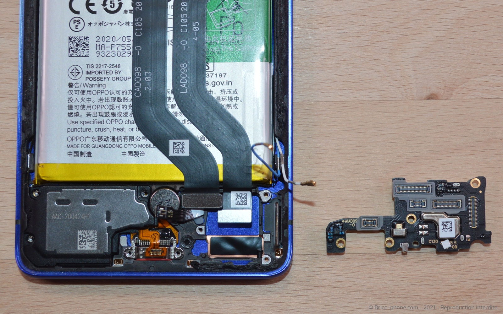 Changement de l'écran seul sur Find X2 Neo photo 3