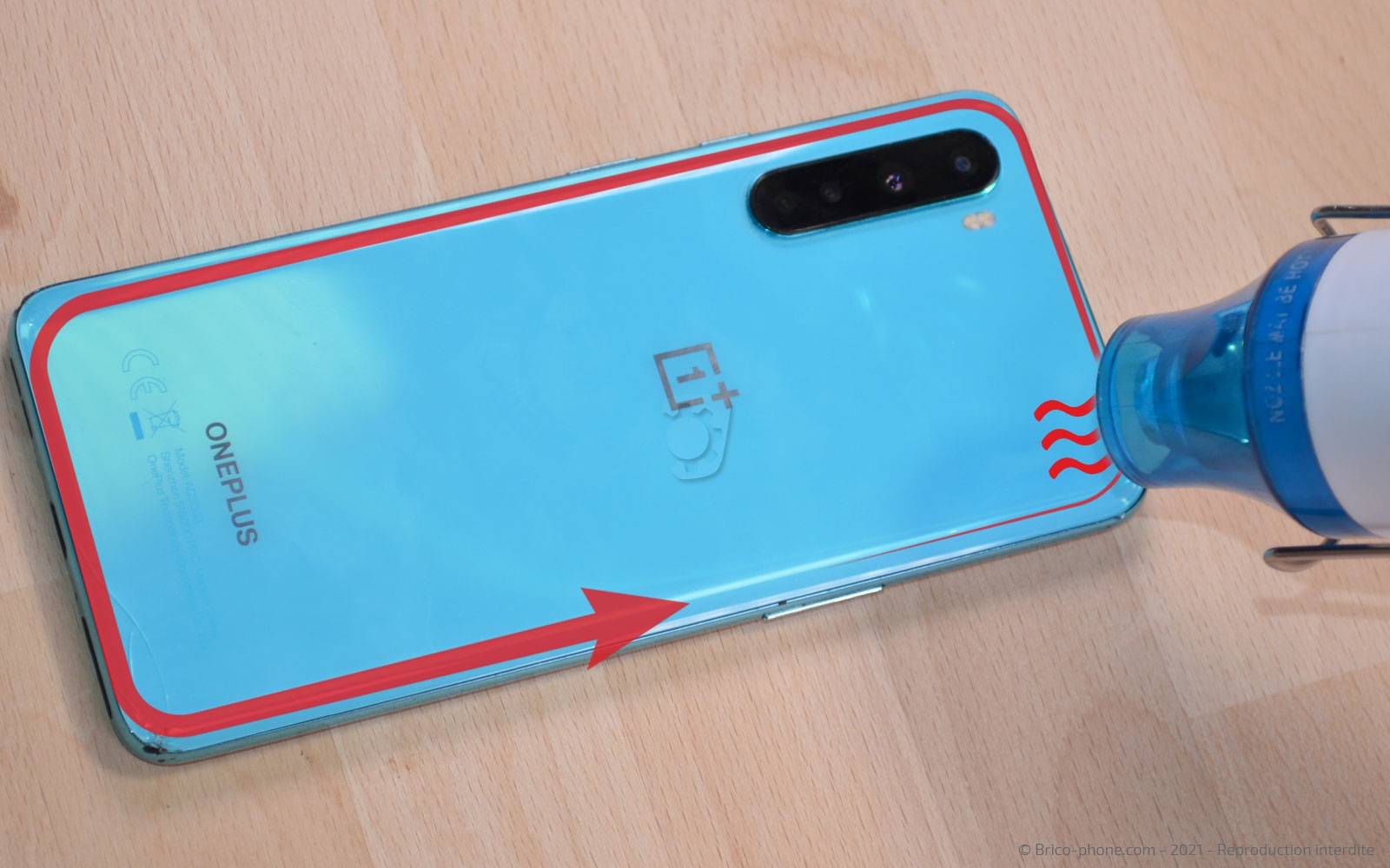 Démontage complet sur OnePlus Nord photo 2