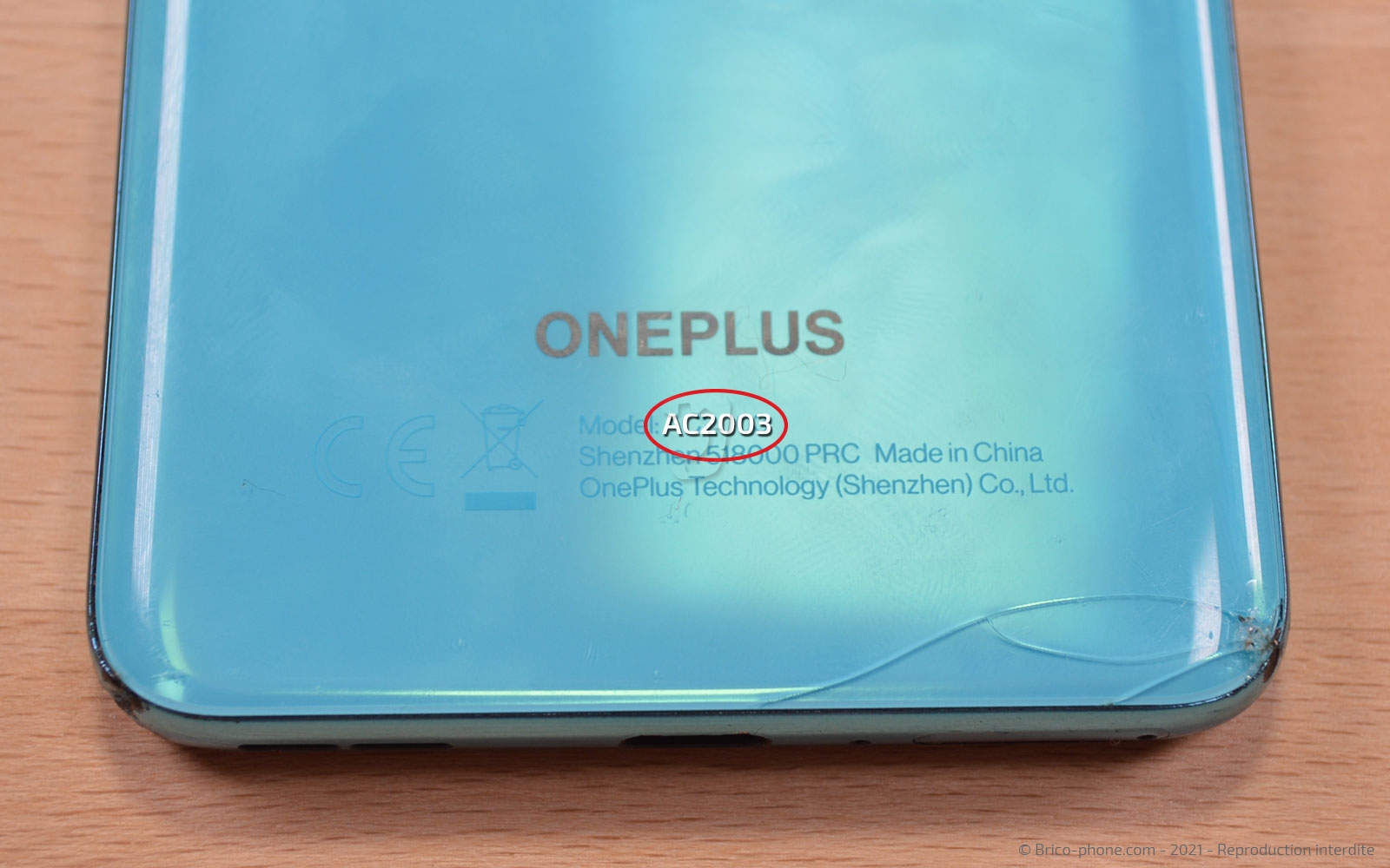 Changement du bloc écran sur OnePlus Nord photo 2