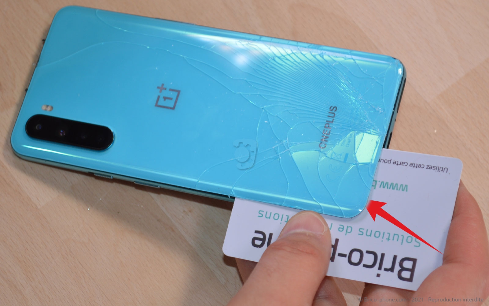 Changement du bloc écran sur OnePlus Nord photo 3