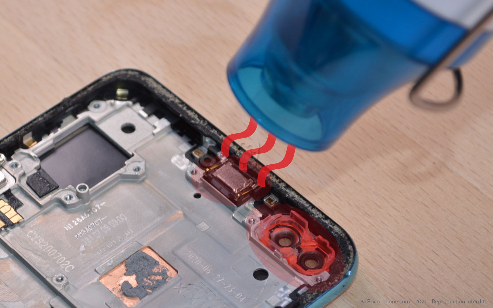 Changement du bloc écran sur OnePlus Nord photo 1