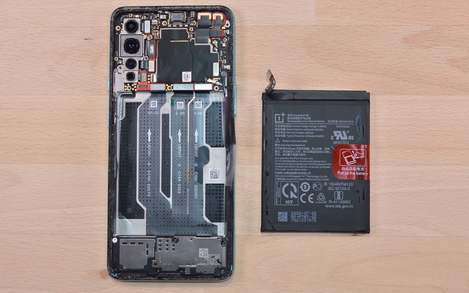 Changement du connecteur de charge sur OnePlus Nord photo 4