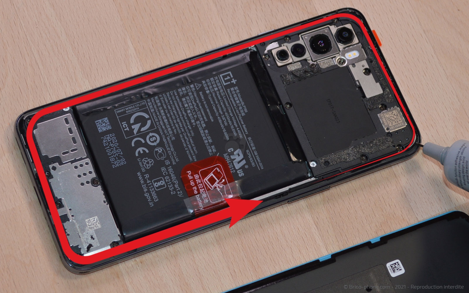 Changement du connecteur de charge sur OnePlus Nord photo 2