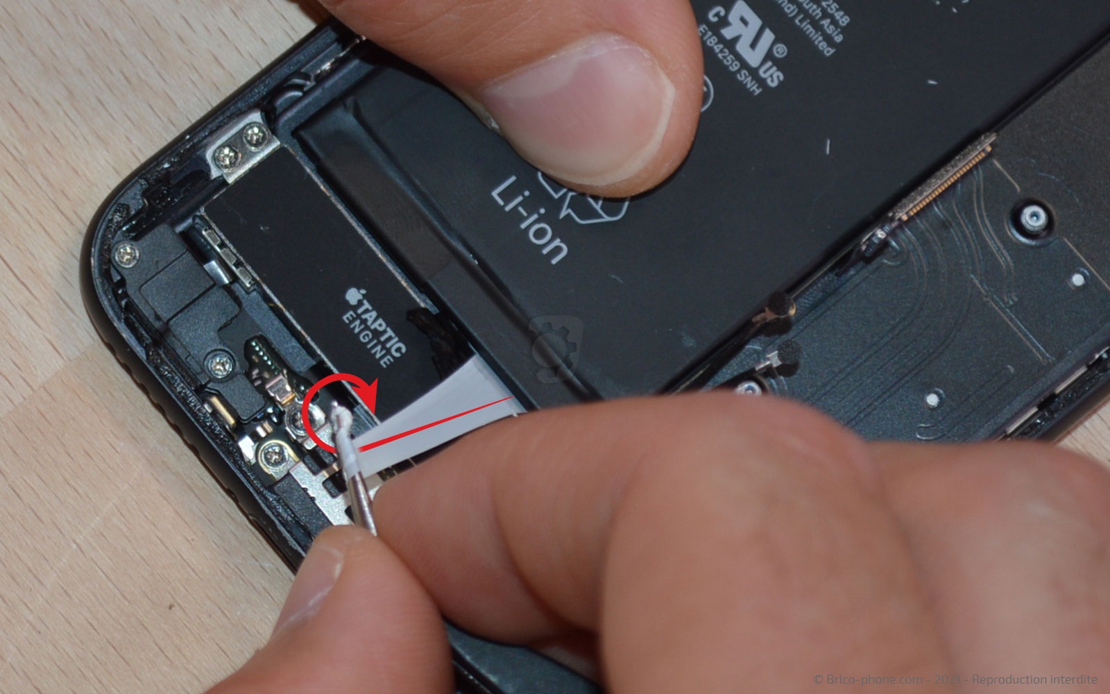 Changement de la coque arrière sur iPhone 7 photo 2