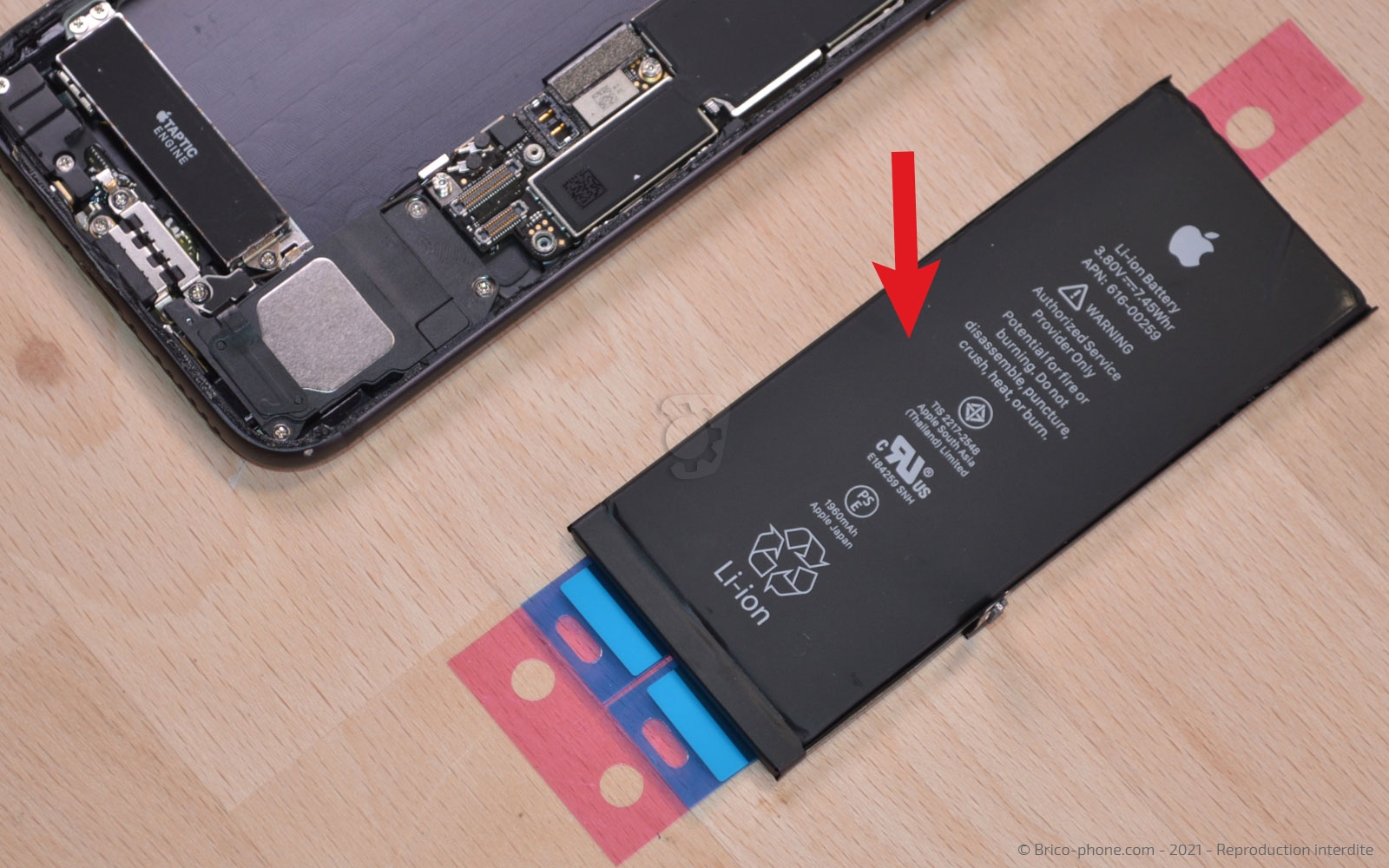 Changement de la coque arrière sur iPhone 7 photo 2