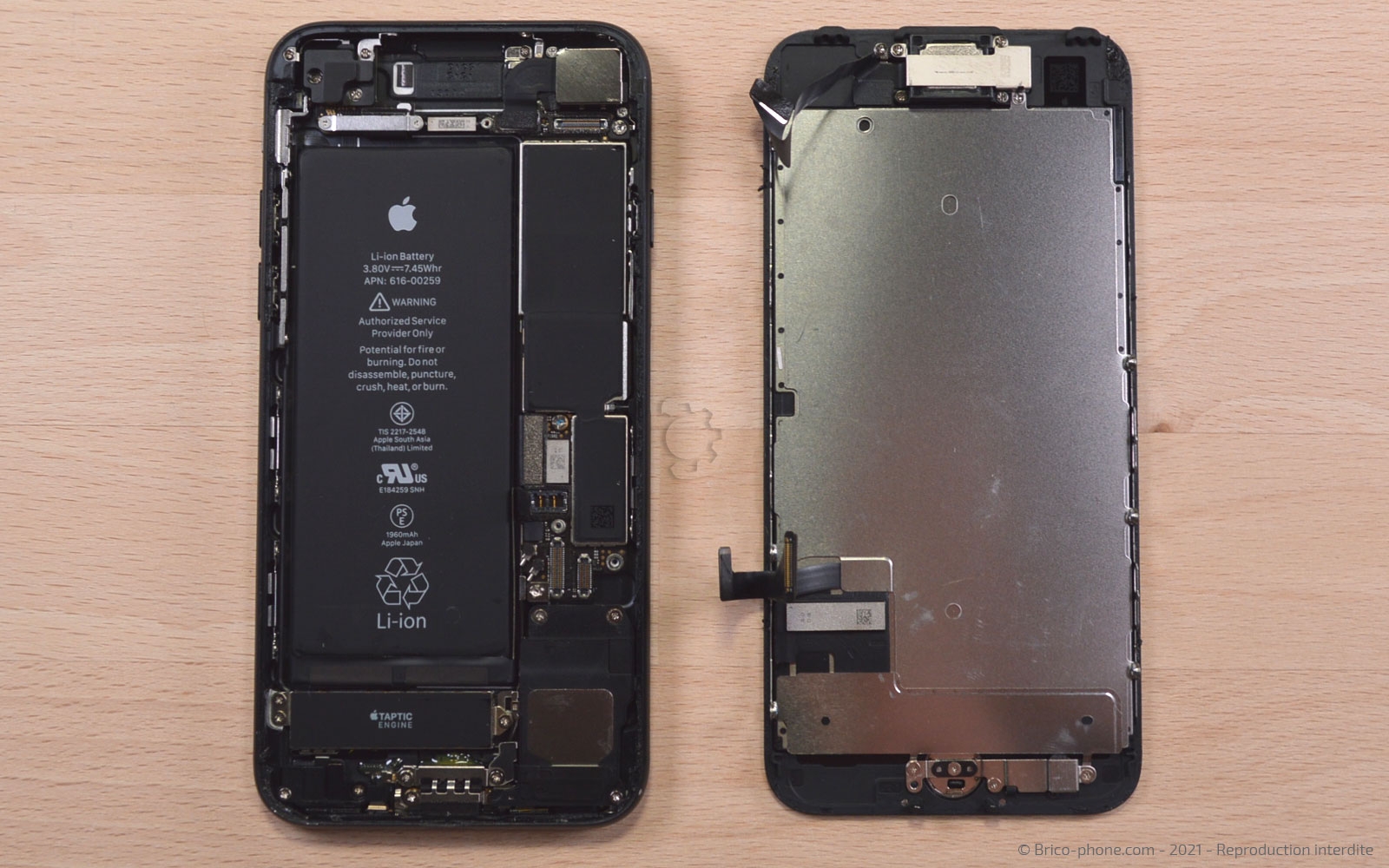 Changement de la coque arrière sur iPhone 7 photo 4