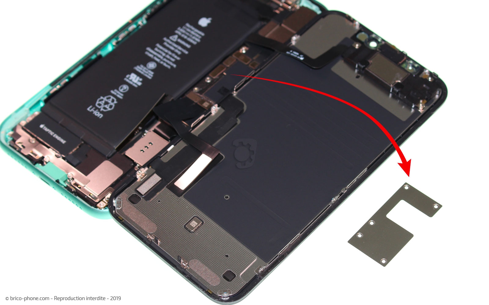 Changement de la coque arrière sur iPhone 11 photo 4