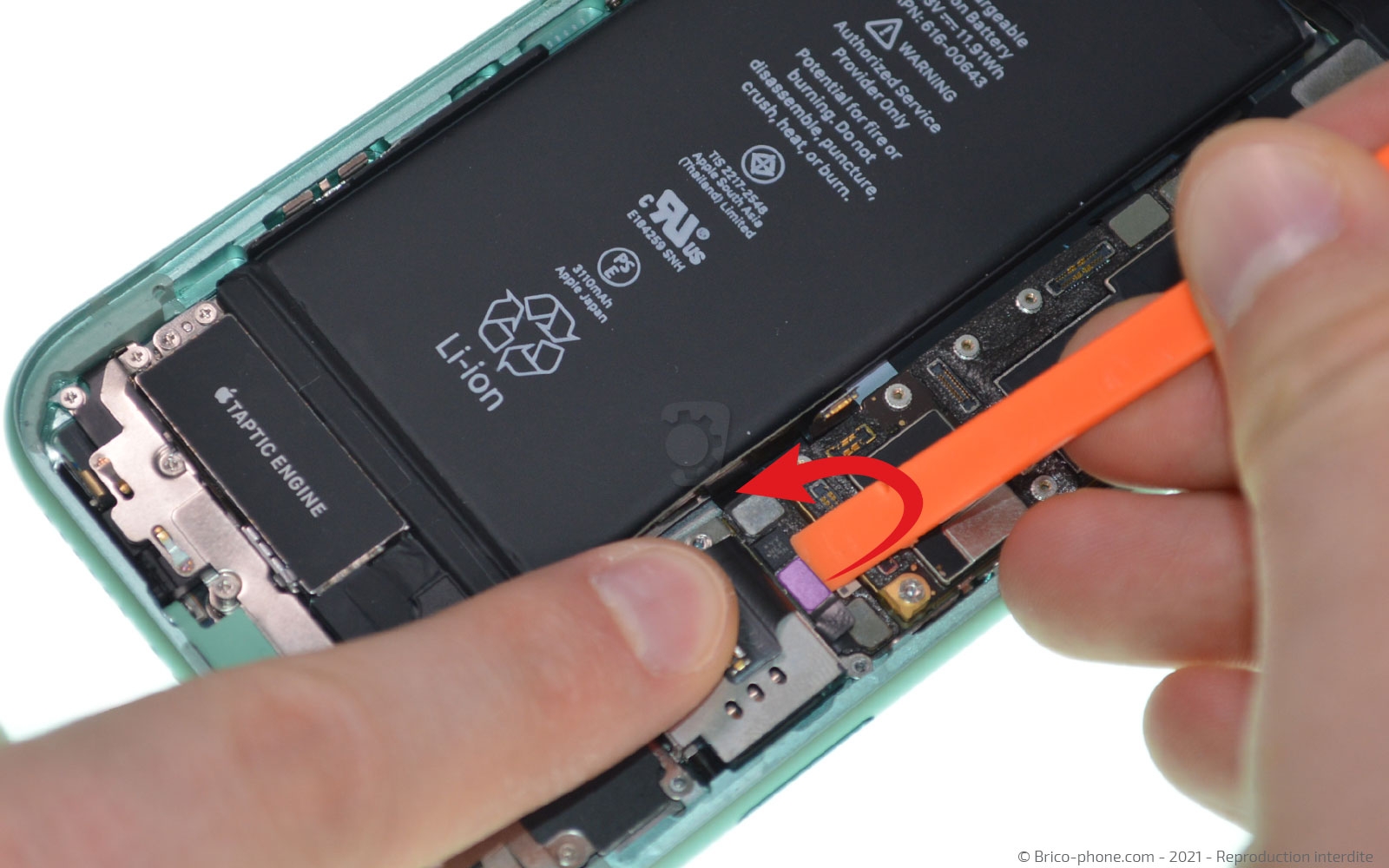 Changement de la coque arrière sur iPhone 11 photo 1