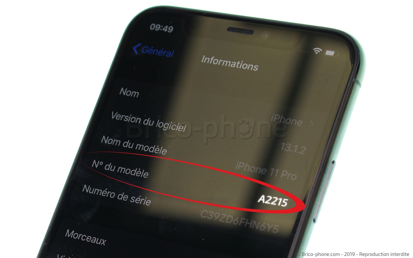 Changement de la coque arrière sur iPhone 11 Pro photo 1