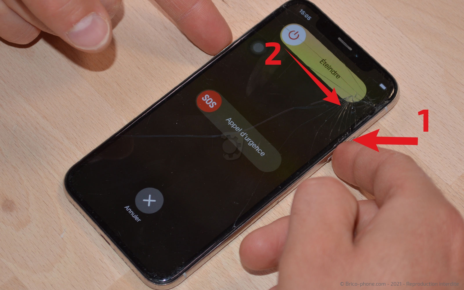 Changement de la coque arrière complète sur iPhone X photo 1