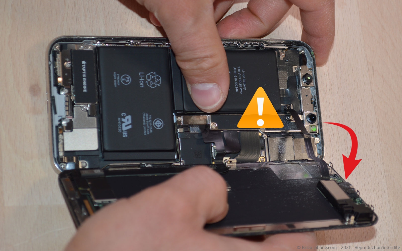 Changement de la coque arrière complète sur iPhone X photo 4